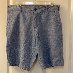 Express Men’s Blue Linen Shorts